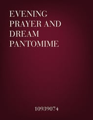 Evening Prayer and Dream Pantomime Concert Band sheet music cover Thumbnail